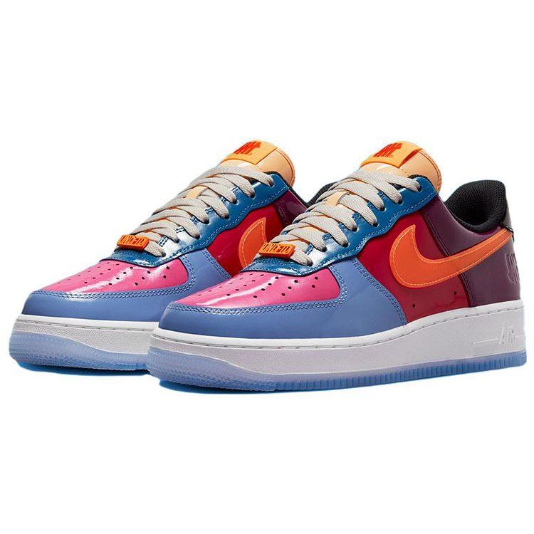 Nike X UNDEFEATED Air Force 1 'Multi Patent' Низкие Скейтбордические Кроссовки Унисекс Разноцветные DV5255-400