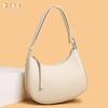 Genuine Leather Women's Bag Trendy Fashionable and High-end Underarm Bag Cowhide Single-shoulder Crossbody Bag
