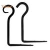 Outdoor Hanging Plant Bracket Plant Hanger Strong Load-bearing Easy To Install S-shaped Bird Feeder Flower Basket Wall Hook