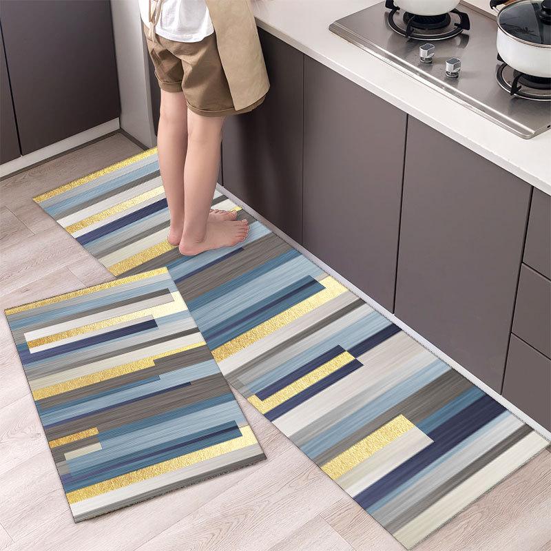 Современный сельский стиль коврик для пола кухонный ковер для ванной комнаты прихожая для ванной комнаты грязеотталкивающий коврик для пола