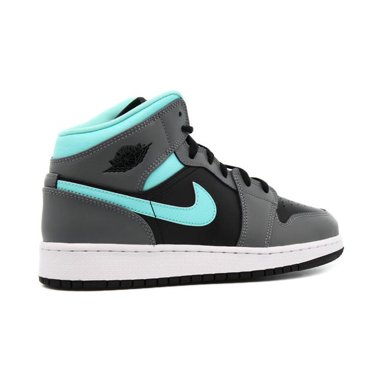 Jordan 1 Mid GS Серый Аква 554725-063