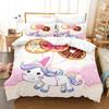 Dreamy Cartoon Cute Bedding Duvet Cover Set Full Size Comforter Sets Pink Princess Unicorn Home Bed Cover Set For Kid Bedclothes