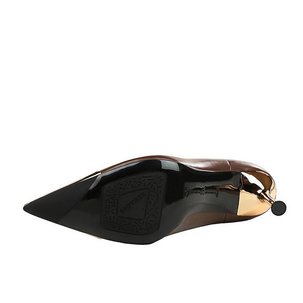 Зимние короткие сапоги, Тонкие каблуки, Очень высокие каблуки, Женские сапоги, Короткие сапоги-трубы, Металлический острый носок, Модные короткие сапоги