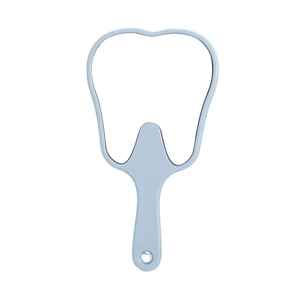 Пластиковое зеркало в форме зуба, портативное зеркало для макияжа высокой четкости, домашний декор