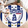 C.F. Pachuca Round Area Rug,Carpet Rug for Living Room Bedroom Sofa Playroom Decor,Non-slip Floor Mat