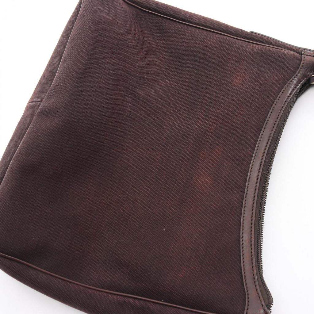 Used GUCCI Shoulder Bag 264219 canvas leather Brown Used Women