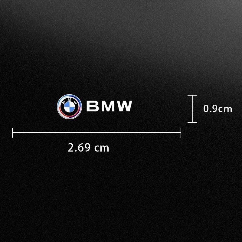 X4 X5 X6 Для автомобиля BMW Наклейка в салон Центральная консоль Наклейки Эмблема Значок Для BMW 50-летие Kith F30 F10 E90 E46 E60 E70 E39 E36 E87