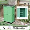 Outdoor Anti-Corrosion Solid Wood Garden Storage Cabinet with Sun Protection