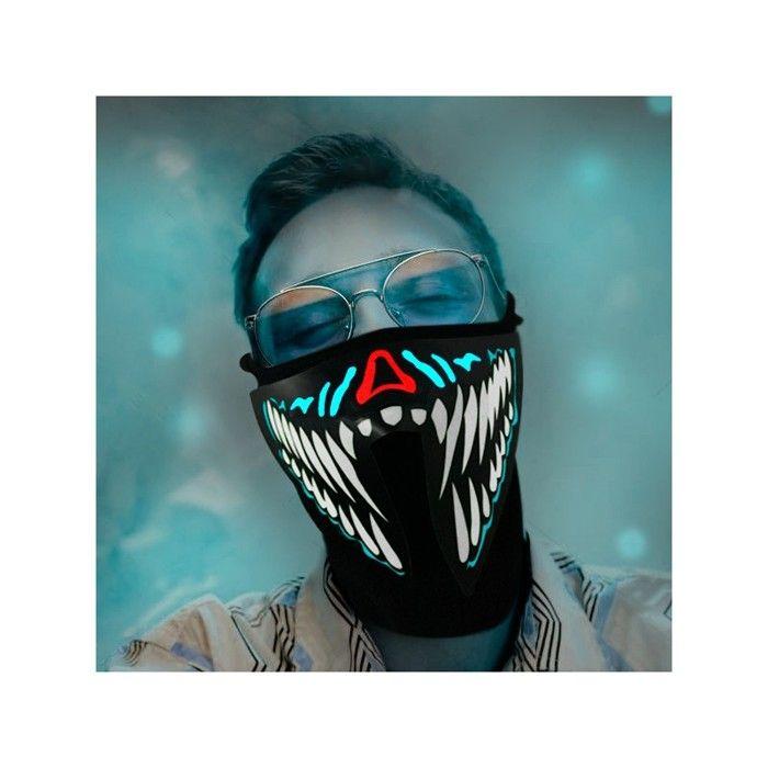 Светодиодная маска монстра - BigBuy Carnival