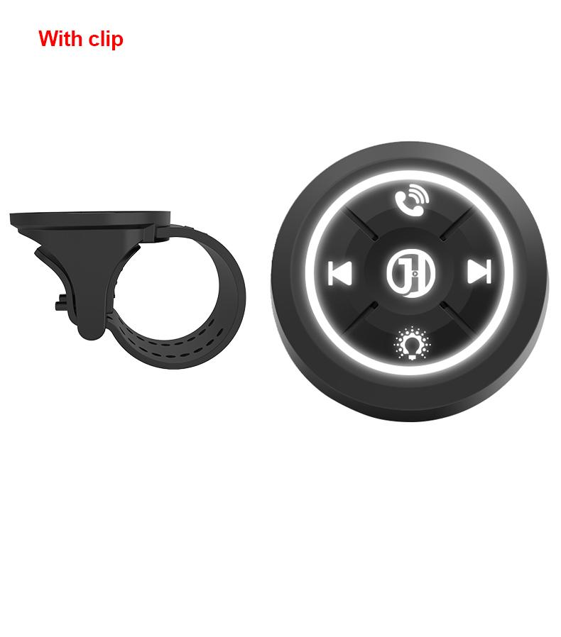 Bluetooth 5.3 Беспроводная кнопка дистанционного управления на руле автомобиля Универсальная для руля мотоцикла/велосипеда Медиаконтроллер