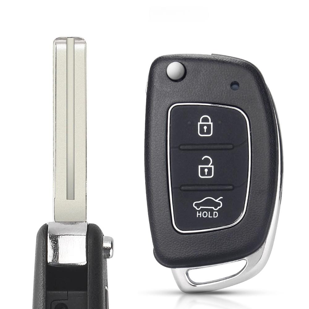 3/4 кнопки откидной складной чехол для автомобильного дистанционного ключа для HYUN.DAI Mistra Santa Fe Sonata Tucson Accent I30 I40 I45
