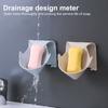 Soap Dish Wall Mounted Water Draining Quick Dry Water-free Soap Sponge Holder for Home