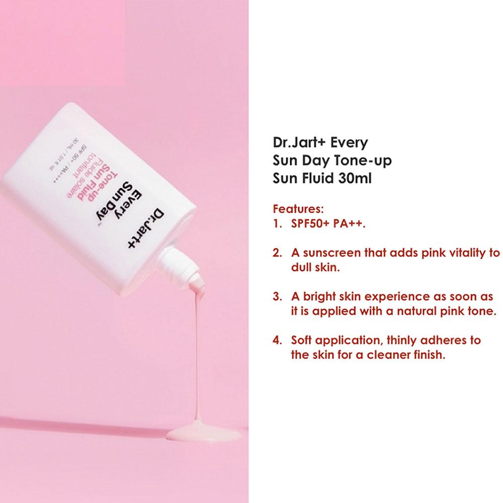 Доктор. Jart Every Sun Day Тонизирующий солнцезащитный флюид 30 мл (SPF50 +)