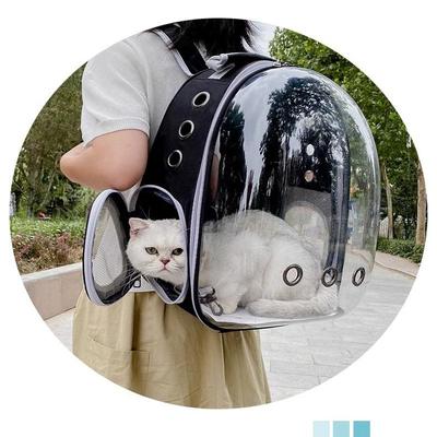 Сумка через плечо для домашних животных, 1 шт., для кошек и собак, дышащая, переносная, складная, прозрачная, большой емкости, товары для домашних животных