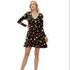 A-Line Christmas Elf Dress Long Sleeve Cosplay Costume Fancy Dress Christmas Cosplay  Xmas Party