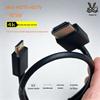 4K Мини HDMI на HDMI Тонкий Мягкий Кабель, Чистая Медь, HDMI 2.0 для Подключения Камеры DSLR к Монитору