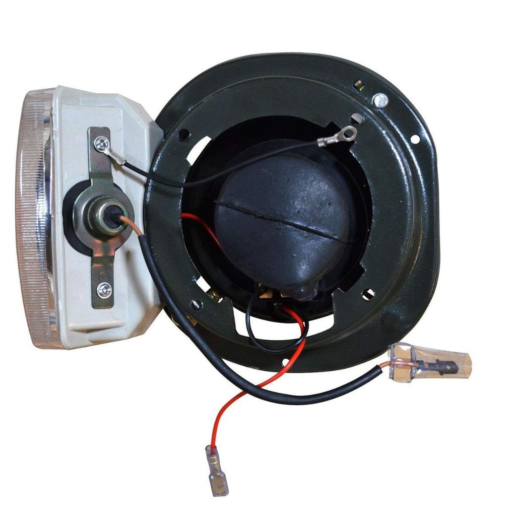 Комплект фонарей для прицепа, фара и боковые указатели с лампами 12 В, подходит для трехколесного Piaggio APE – комплект из 2 штук (Левая+правая)