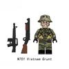 Военная серия Камуфляж Джунгли Солдат Минифигурка Строительные блоки Игрушки