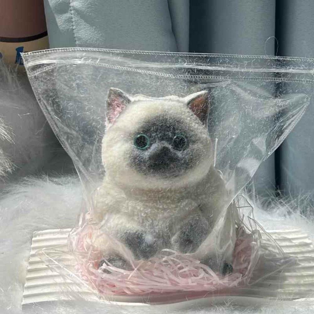 Мультяшная симуляция кошачьих игрушек, медленный отскок, кошачья игрушка-фиджет, мини-украшения