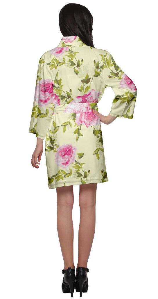 Moomaya Халат с принтом для девочек, кимоно, халаты для женщин, короткие