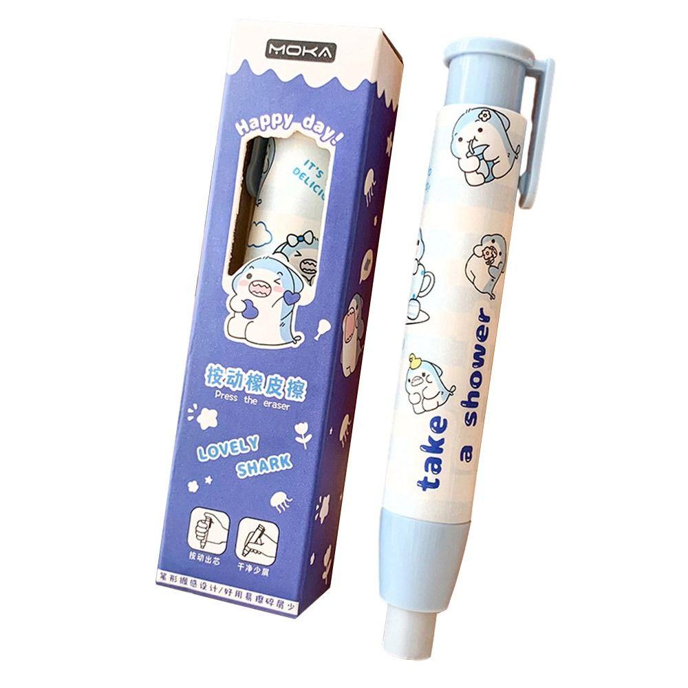 Replaceable Rubber Core Mechanical Eraser Students Prize Pen Type Eraser  Children