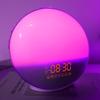 7 Colors Light Sunrise Sunset Simulation Light White Noise Alarm Clock With FM Radio Digital Clock Atmosphere Lamp Wake up Light