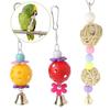 Small Ladder Stand Swing Suspension Bird Toy Set Metal Rope Bird Cage Accessories Parrot Toys