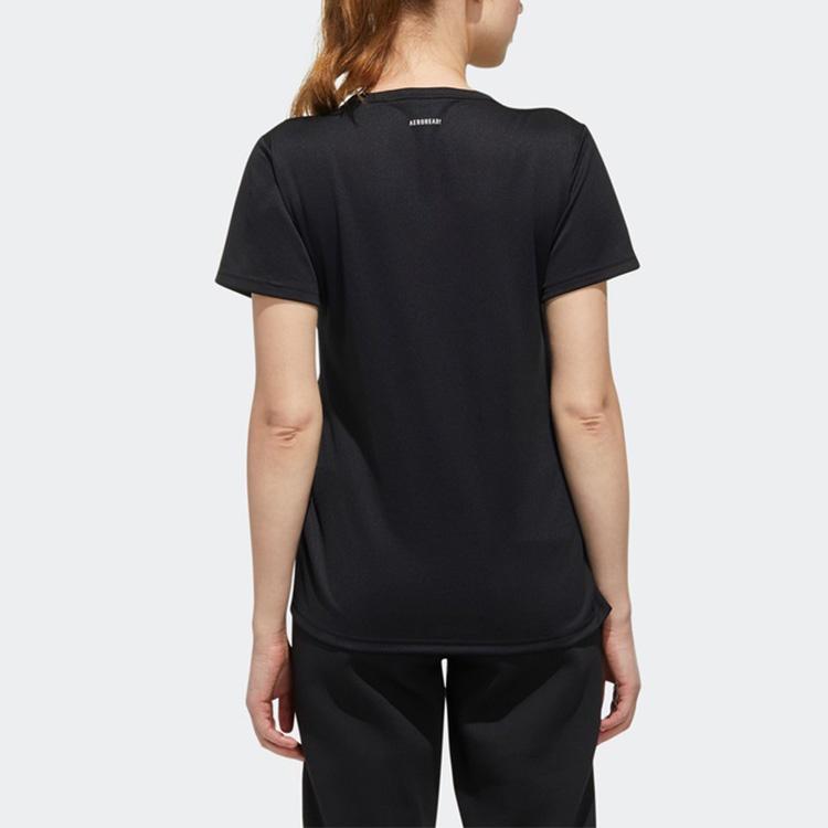 Adidas Set in Sleeve T Shirt Women's Black FM5308