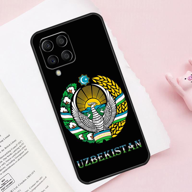 Флаг Узбекистана Герб Чехол Для Samsung Galaxy M15 M35 M55 M51 M31 M21 M11 M16 M36 M56 M53 M12 M32 M52 M14 M34 M54