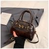 Chic Urban Simple Design Pu Leather Small Square Tote Bag For Everyday Use