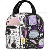 Spider Halloween and Ghost Lunch Bag Insulated Reusable Lunch Box Thermal Cooler Tote Bags Container for Women Work Trip