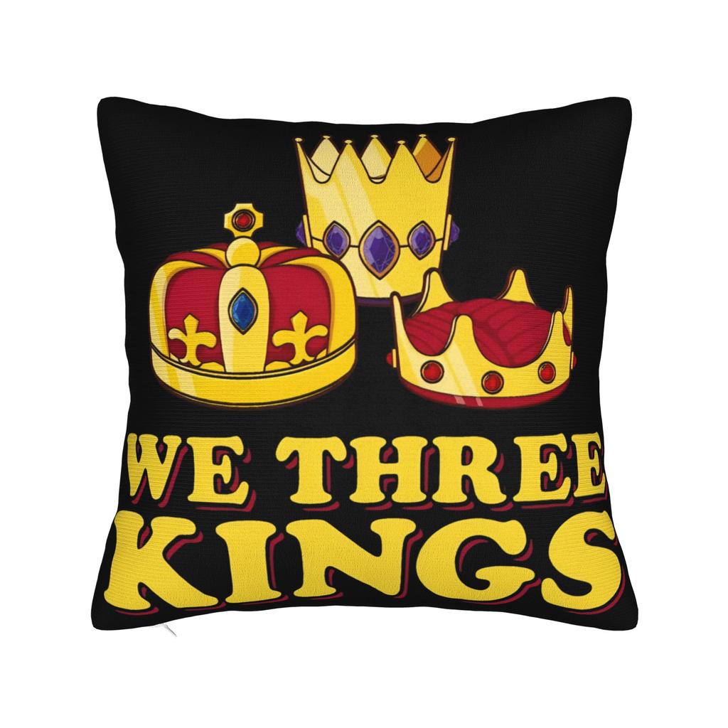 Día de los Reyes Magos Epifanía Three kings Pillow Cover Printed Cushion Cover Decor Throw Pillow Case Cover Home Multiple Sizes