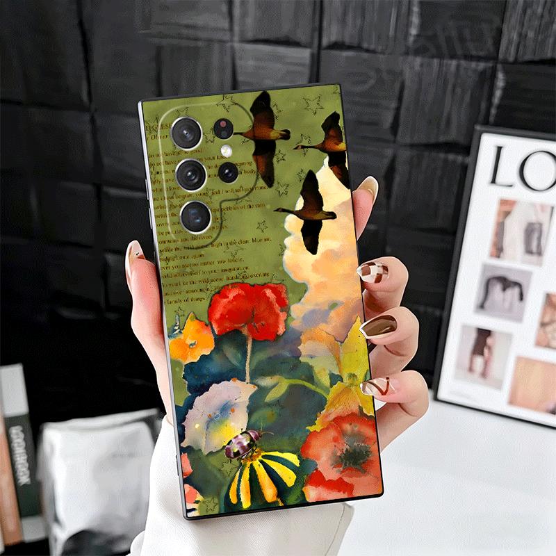 Adrianne Lenker Songs Album Art Soft Phone Case for Samsung Galaxy S26 S25 Edge S24 Ultra S23 Plus S22 S21 FE S20 Black Cover Ba