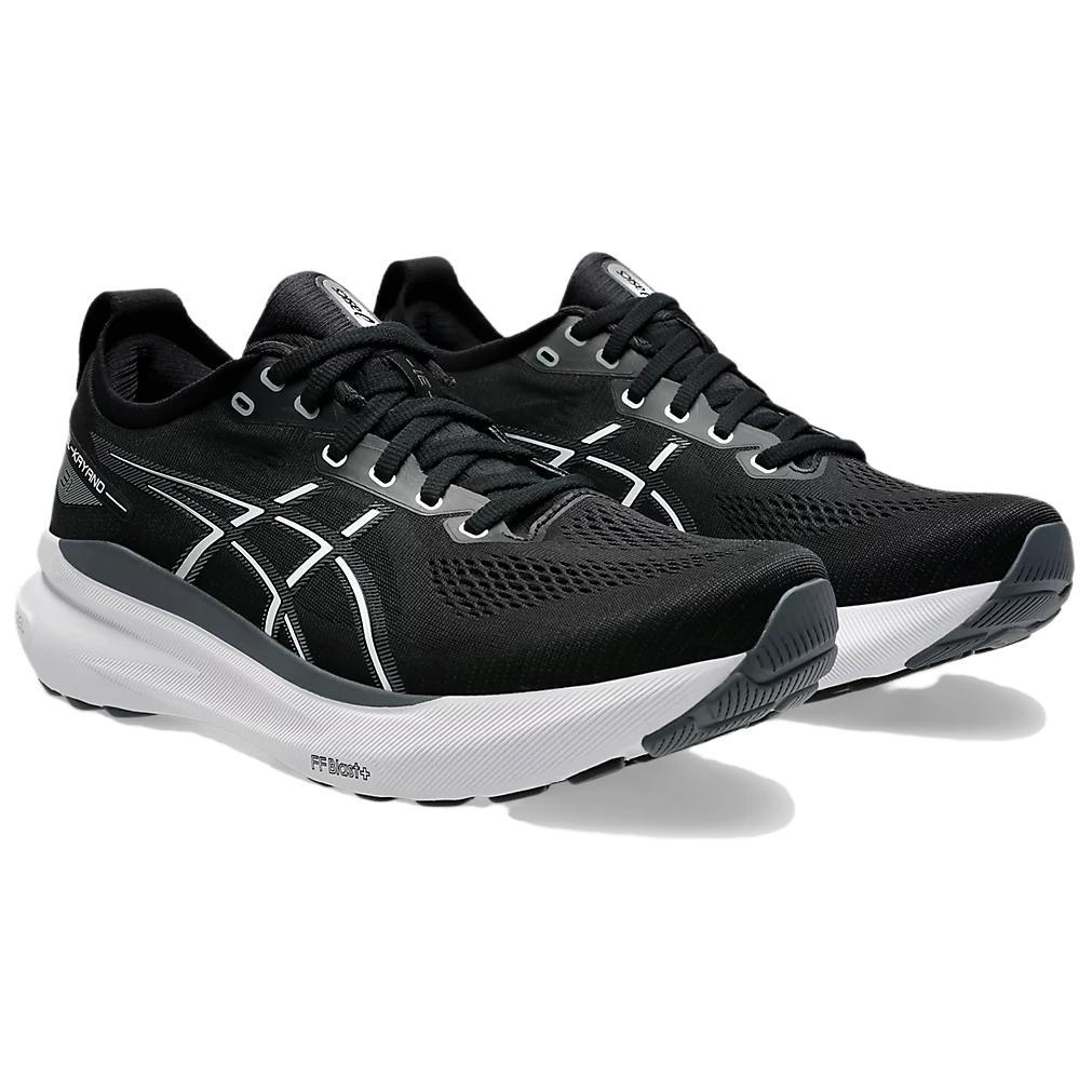 Asics Gel Kayano 31 'Черный Белый' (унисекс) Черно-белые беговые кроссовки 1011B867 002