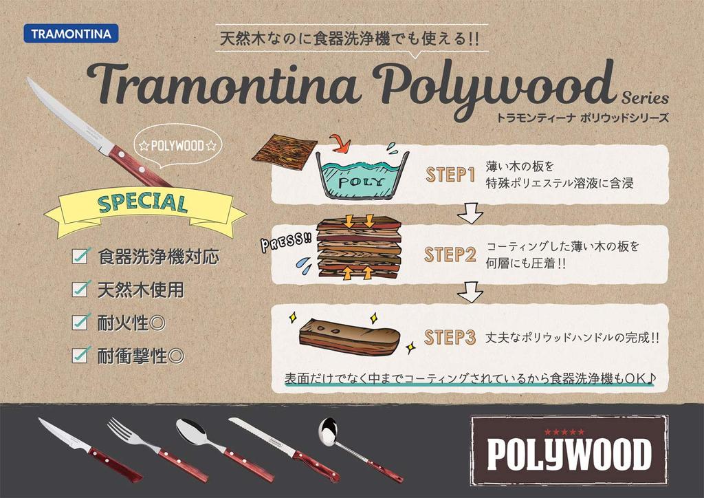 Набор разделочных досок для барбекю TRAMONTINA для нарезки, 3 штуки (Нож для барбекю, вилка, доска)