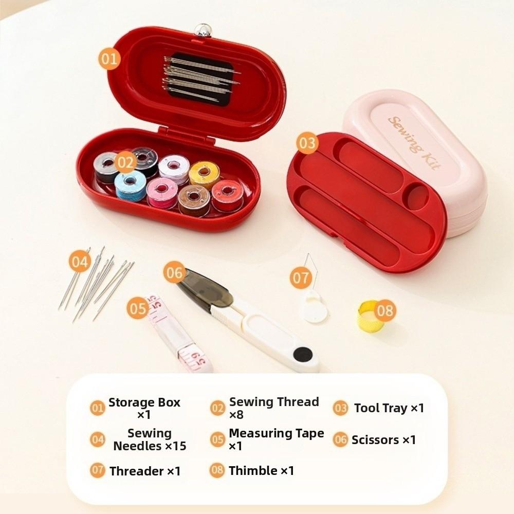 Portable Needle And Thread Kit Threads Sewing Supplies Organizer DIY Sewing Box Set  Apparel Sewing