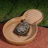 Wide Mouth Tortoise Food Bowl With Ramp Turtle Pond Landscaping Reptile Bathing Pool  Habitat Decor