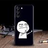 Смешной чехол из силикона со средним пальцем для Samsung Galaxy S23 Ultra S24 5G S21 S20 FE Чехол для Galaxy S22 s23 S24 S10 Plus Чехлы