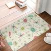 1PC Surf Pattern Kitchen Rugs Non-Slip Door Mats Pop design Bathroom Rug Bath Mat Carpet for Home Sink Laundry Decor