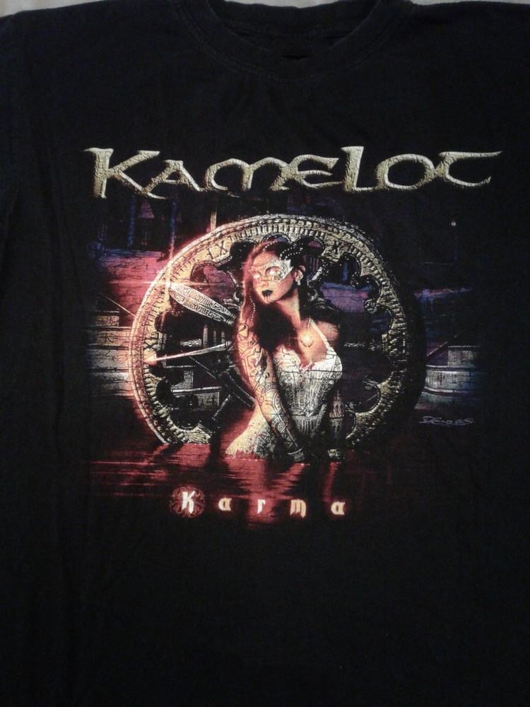 Редкий! Kamelot Karma tour Классическая унисекс S-5XL PA041 Унисекс футболка