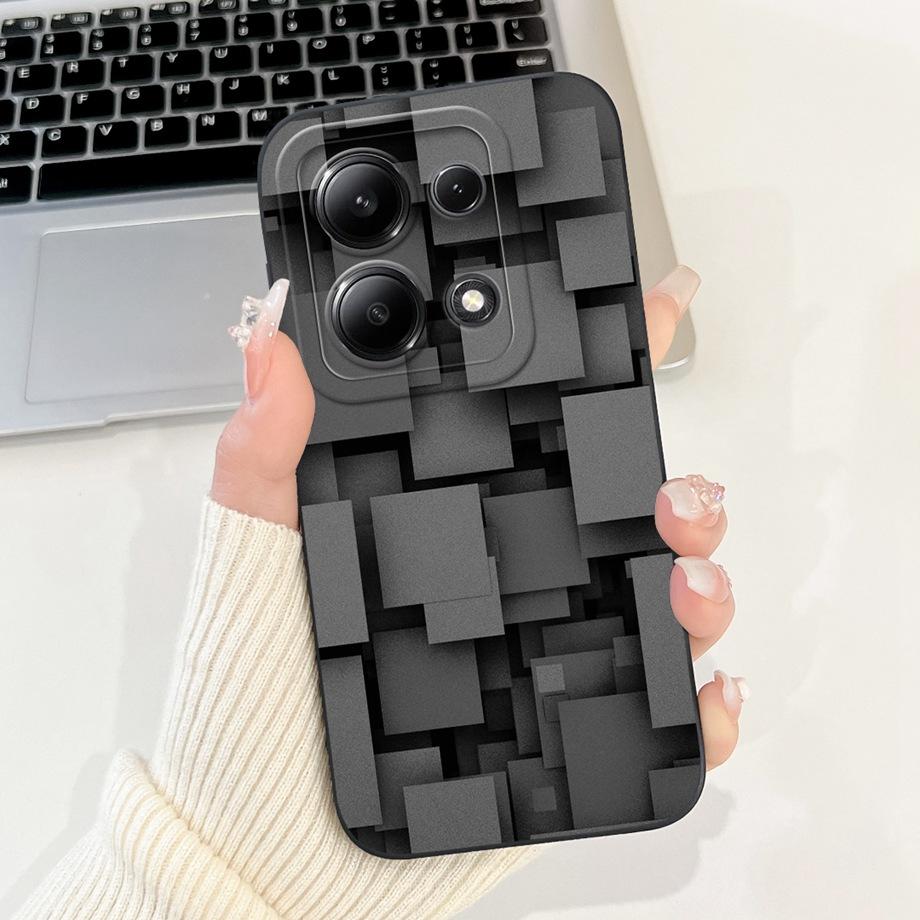 Чехол для телефона Xiaomi Redmi Note 13 Pro Plus, мягкий матовый силиконовый чехол Capa Redmi Note 13 Pro Note13 4G 5G, мультяшная задняя крышка