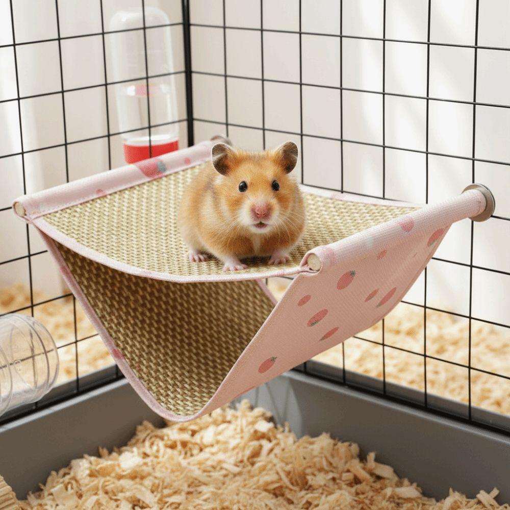 Cool Mat Pet Hammock Breathable Hamster Jumping Platform Pet Supplies Hanging Nest Cage Accessory