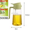 2 in 1Kitchen Oil Spray Bottle Spray Oil Polisher Condimenters Supplies for Camping Bbq Spice Shaker Diffuser Oil Kitchen Spray