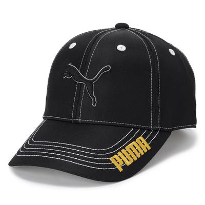 Puma Кепка с логотипом и цветным ободком для гольфа мужская Puma Черная Один размер Регулируемая 026711 Оригинальная японская версия