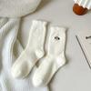 Cartoon Floor Plush Sock Thicken Fluffy Mid Socks Cute Mink Velvet Socks