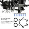 Alloy Bike Hub Conversion Adapter 100*15 to 110*15   Accessory (for Front)
