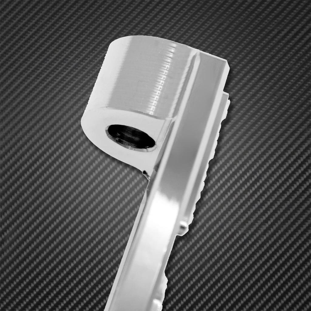 HDBUBALUS Motorcycle Shift Pegs Shifter Pegs CNC Chrome for Harley Touring Dyna Softail Sportster XL Aluminum