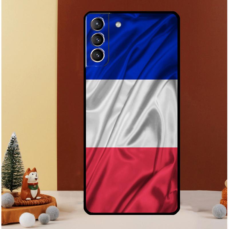 France National Flag Case For Samsung Galaxy S24 Ultra S20 S21 FE Note 10 20 Ultra S8 S9 S10 S22 S23 Plus Cover
