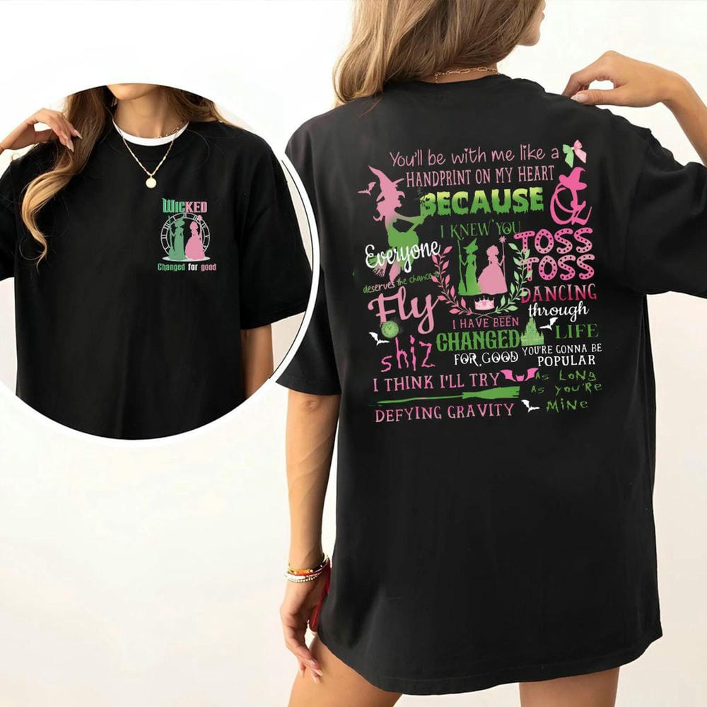 Wicked Comfort Shirts For Women Retro Defy Gravity Broomstick Magic Wand Tee Wizard Movie Fan Gift for Her Y2K Top Streetwear
