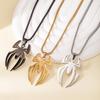Stainless Steel Spider Pendant Hip Hop Necklace - Film & TV Inspired Titanium Accessory